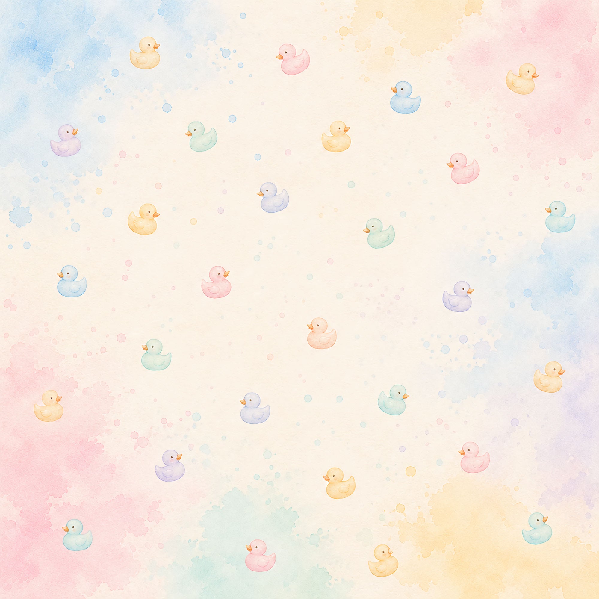 Baby Firsts Collection Baby's First Bath 12 x 12 Double-Sided Scrapbook Paper by SSC Designs