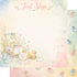 Baby Firsts Collection Baby's First Steps 12 x 12 Double-Sided Scrapbook Paper by SSC Designs