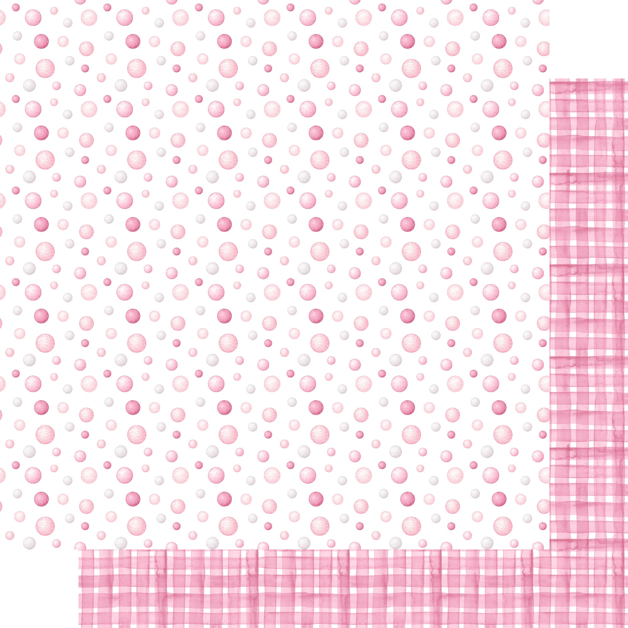 Oh, Baby Girl! Collection Pretty In Pink 12 x 12 Double-Sided Scrapbook Paper by SSC Designs