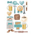Best Dad Ever Collection Laser Cut Scrapbook Ephemera by SSC Designs