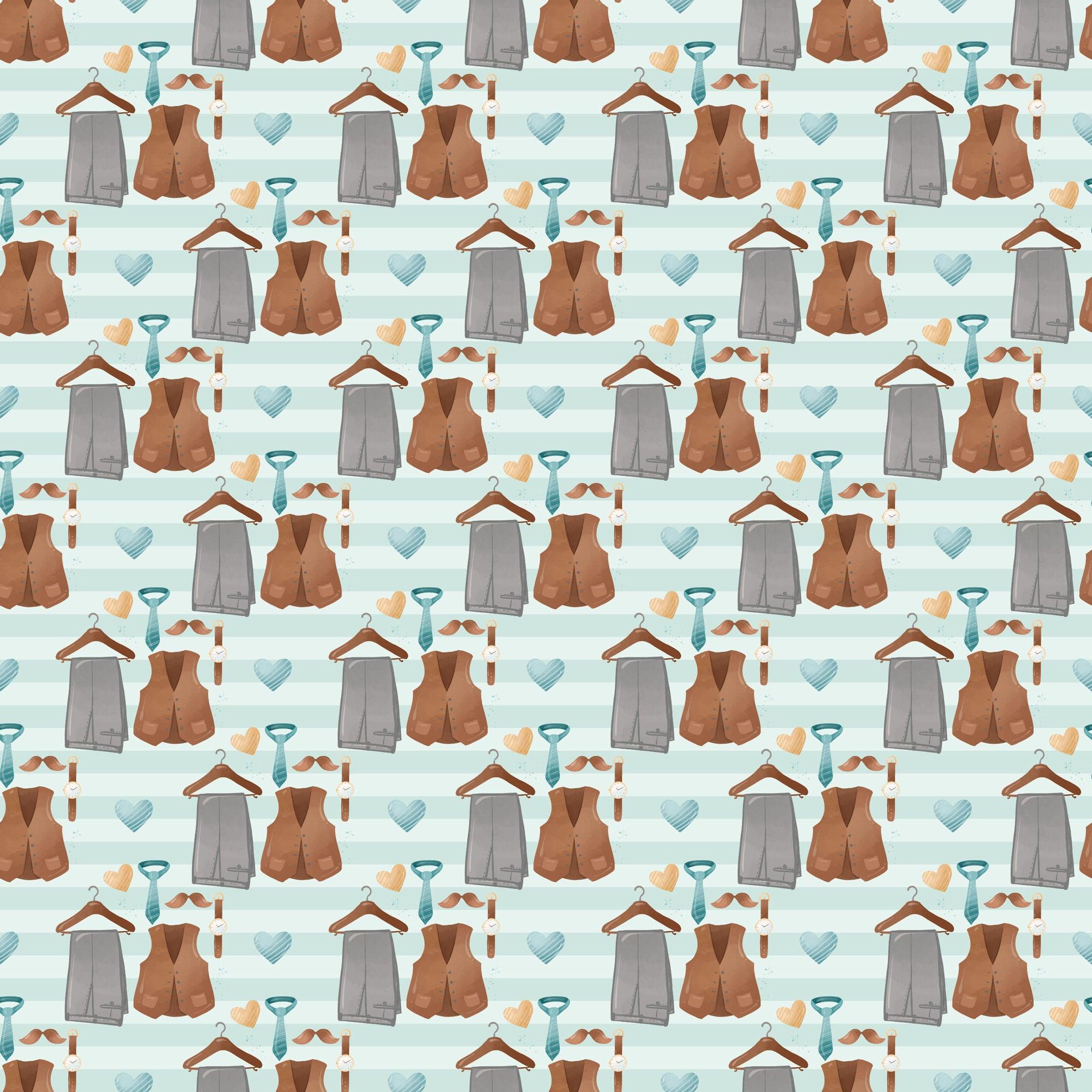 Best Dad Ever Collection Worktime 12 x 12 Double-Sided Scrapbook Paper by SSC Designs - Scrapbook Supply Companies