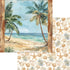 Beach Dreams 12 x 12 Scrapbook Paper & Embellishment Kit by SSC Designs - 13 Pieces