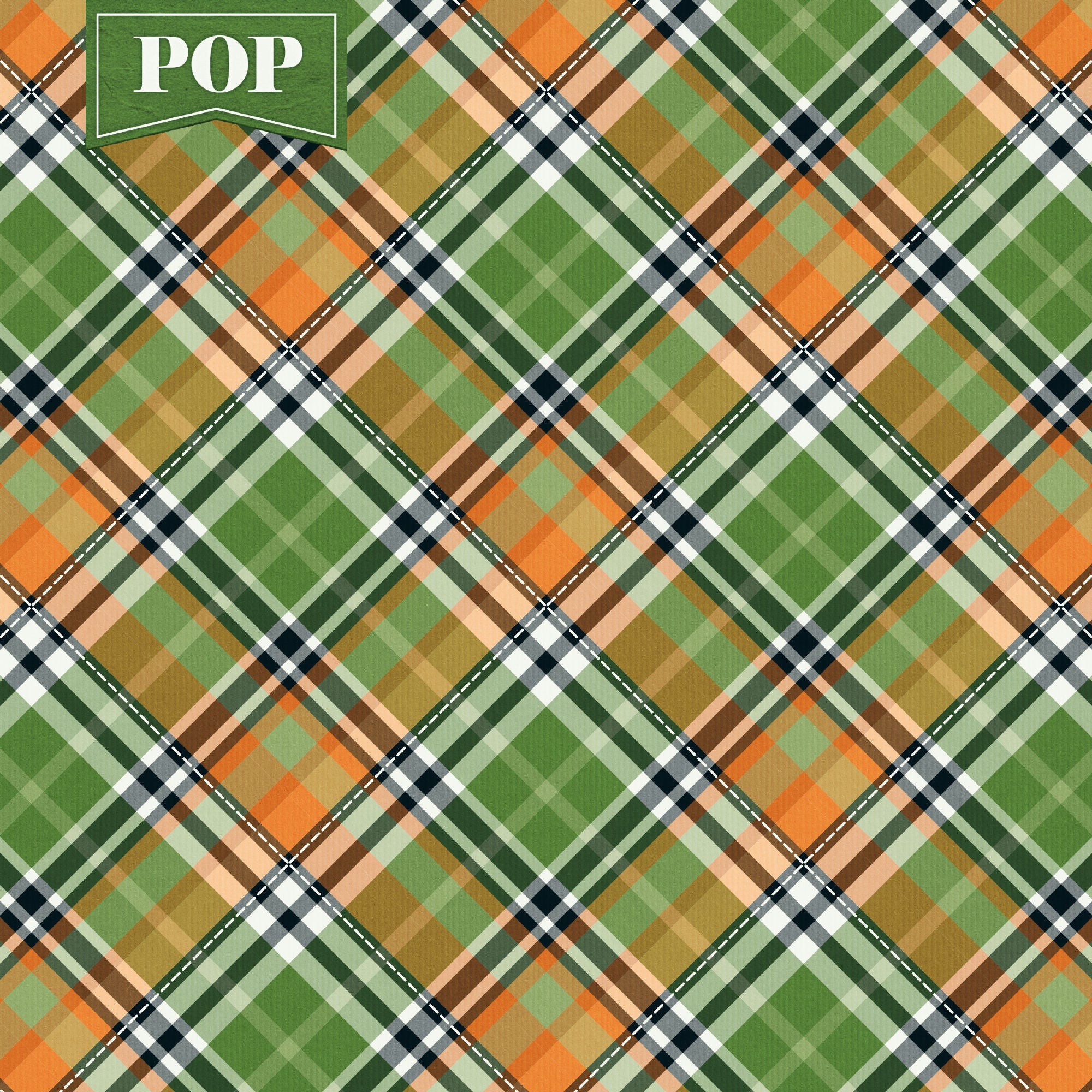 Best Dad Ever Collection Pops Rules 12 x 12 Double-Sided Scrapbook Paper by SSC Designs
