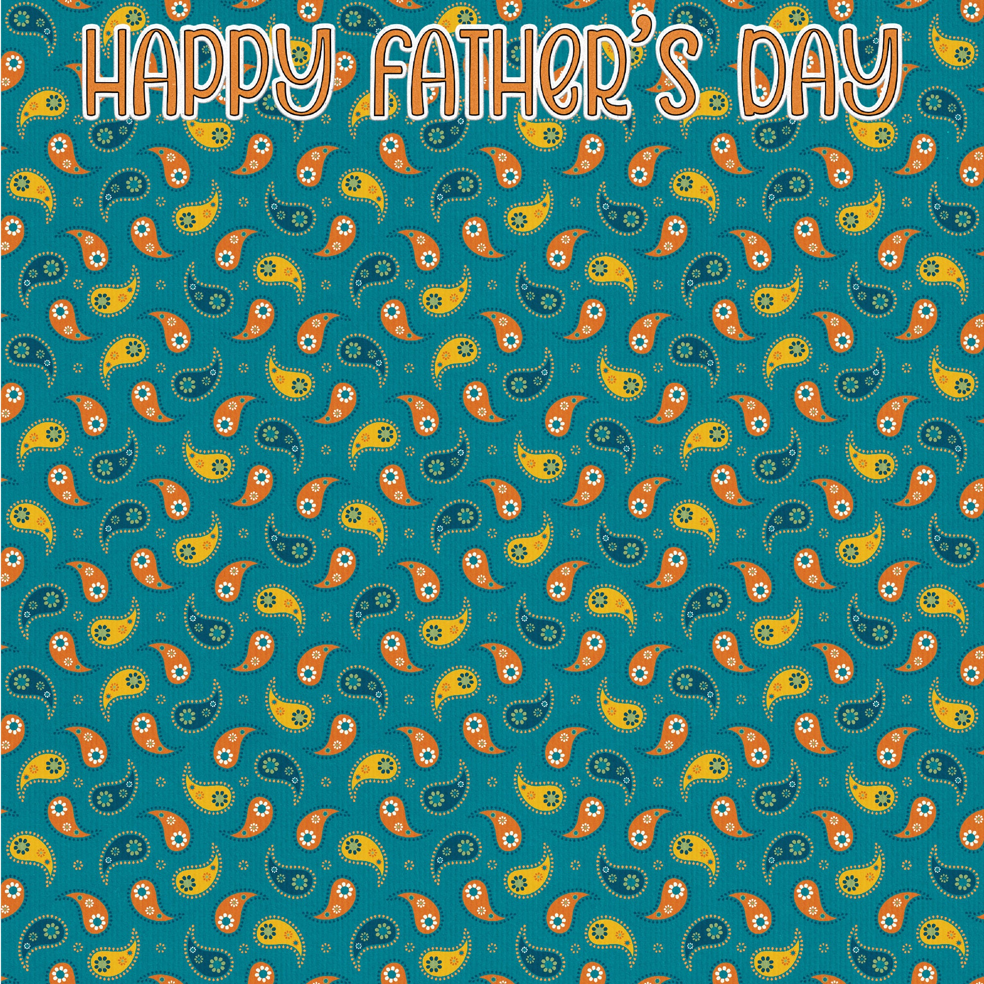 Best Dad Ever Collection Happy Father's Day 12 x 12 Double-Sided Scrapbook Paper by SSC Designs
