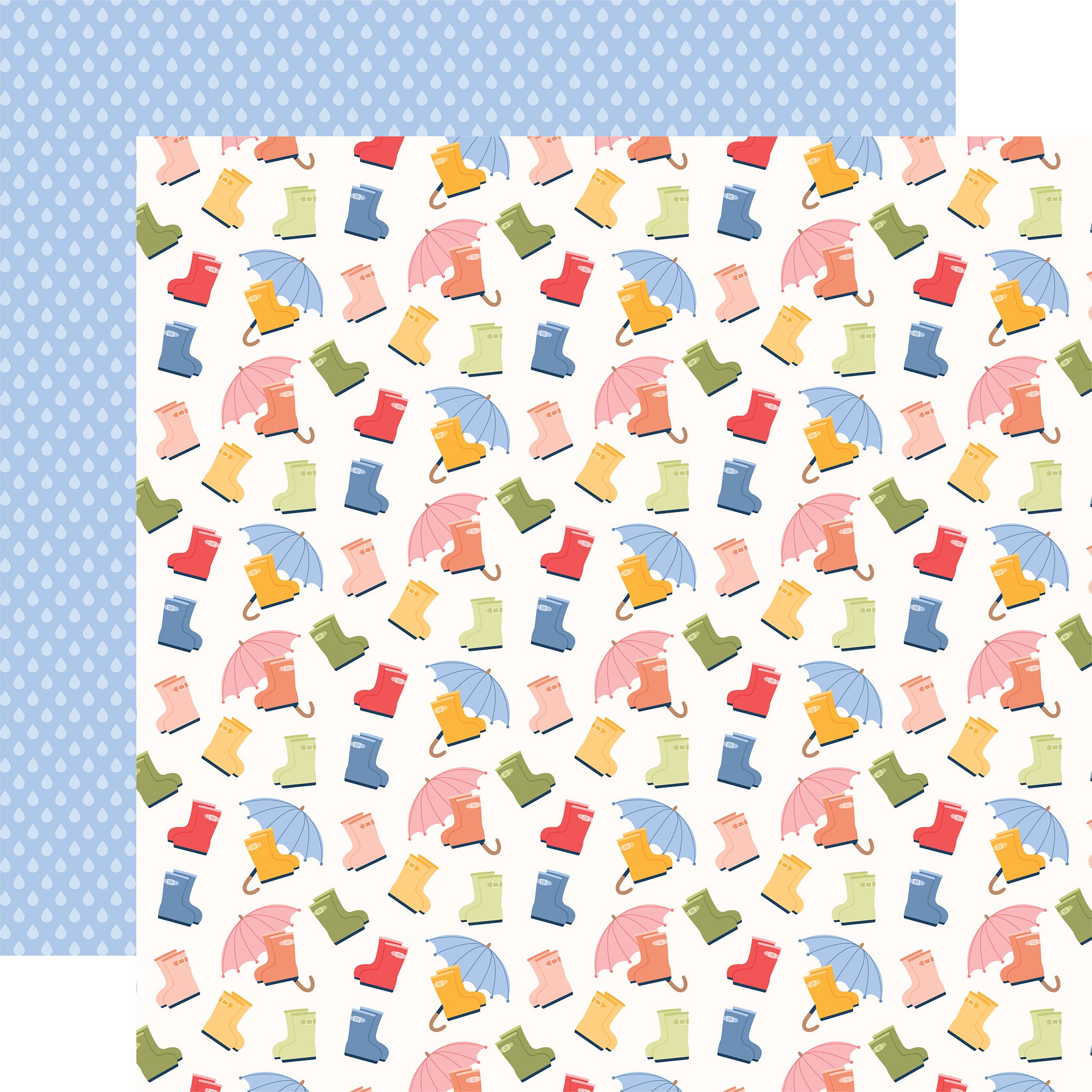 Blossoms & Bees Scrapbook Paper & Sticker Collection Kit by Echo Park Paper - 13 Pieces