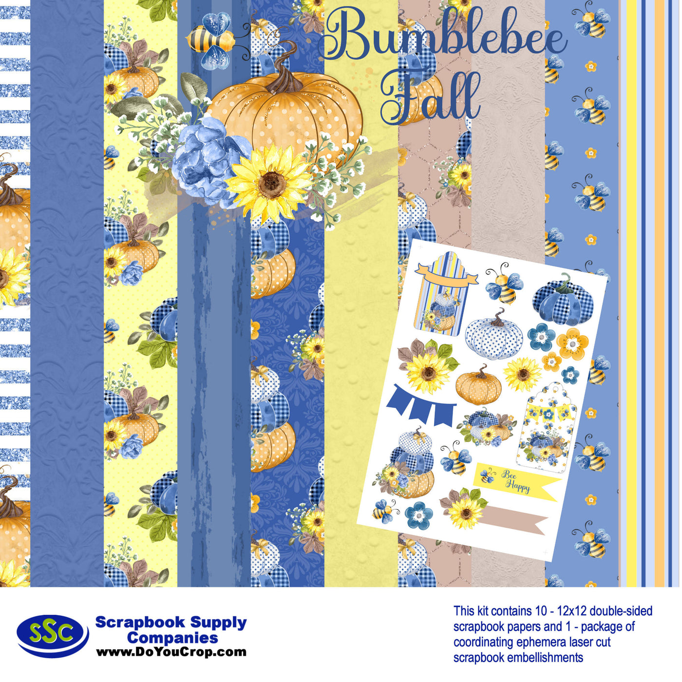 SSC Designs Bumblebee Fall Scrapbook Supply Companies