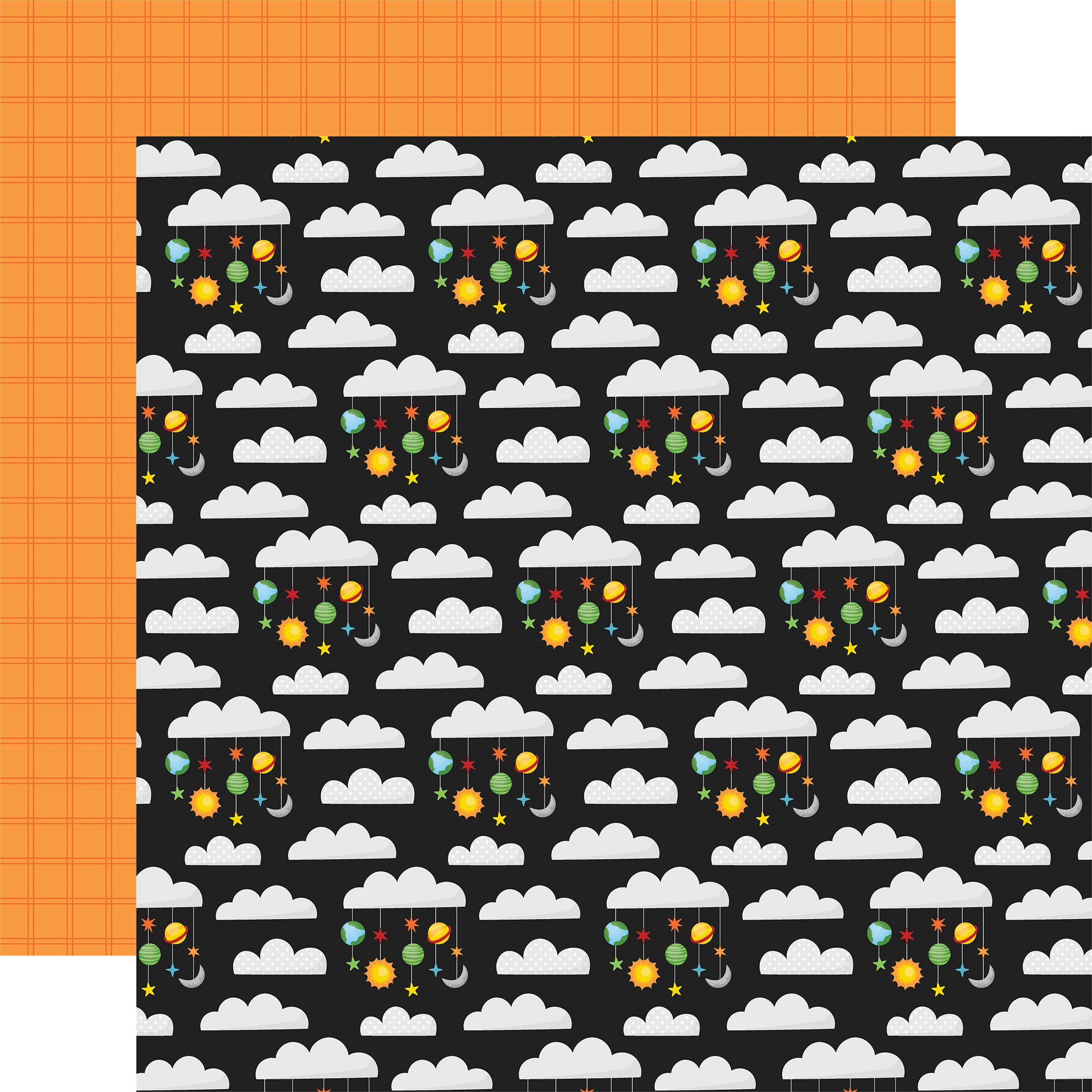 Blast Off Collection 12 x 12 Scrapbook Collection Kit by Echo Park Paper - 13 pieces