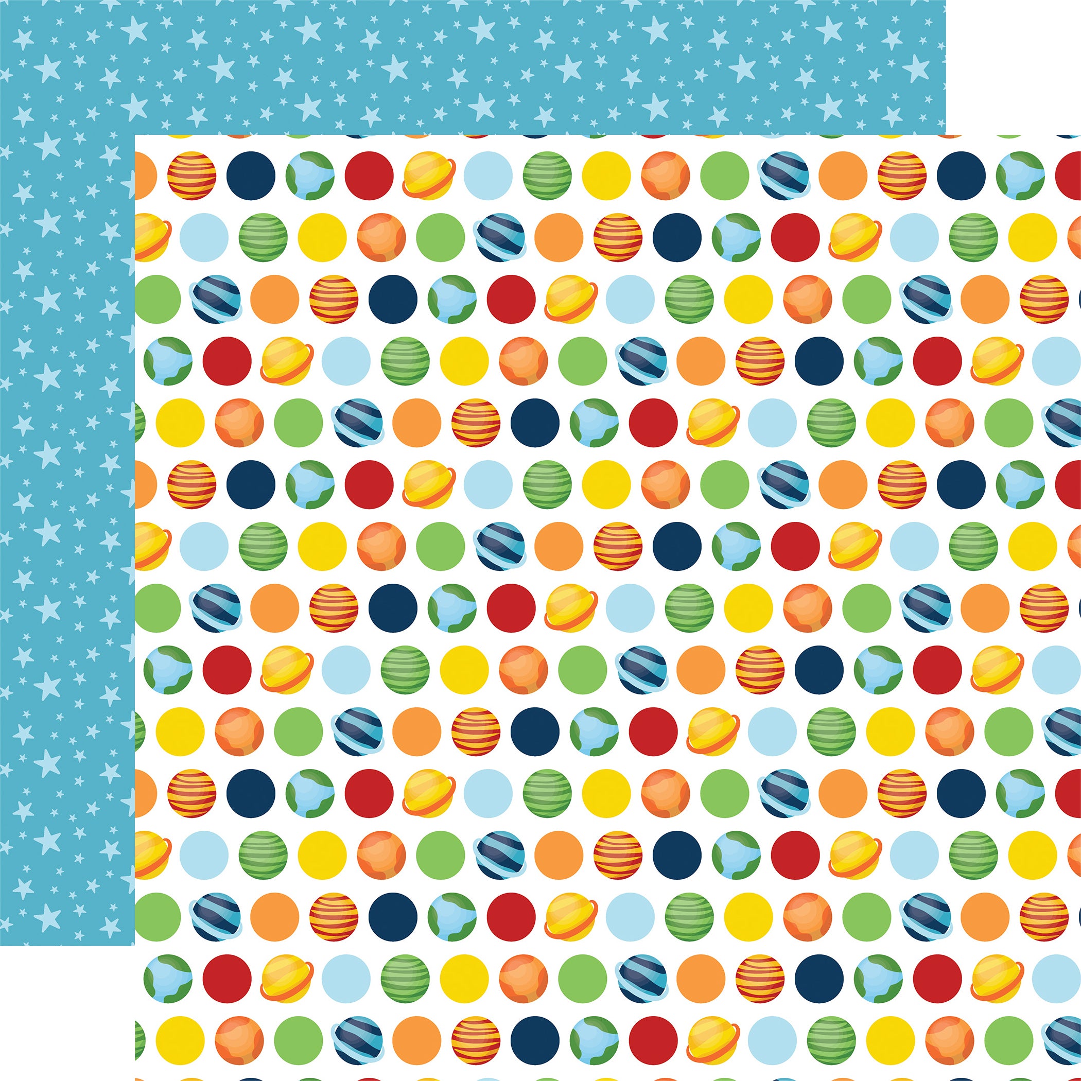 Blast Off Collection 12 x 12 Scrapbook Collection Kit by Echo Park Paper - 13 pieces
