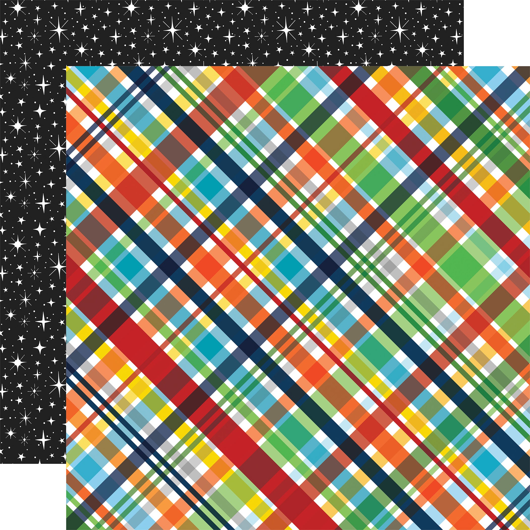 Blast Off Collection 12 x 12 Scrapbook Collection Kit by Echo Park Paper - 13 pieces