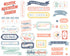 Baby On Board It's A Girl Collection Scrapbook Titles & Phrases Die Cut Pieces by Echo Park Paper