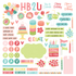 Birthday Sparkle Collection 12 x 12 Cardstocker Sticker Sheet by Pack by Photo Play Paper