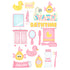 Bathtub Time Girl 12 x 12 Double-Sided Scrapbook Paper & Embellishment Kit by SSC Designs