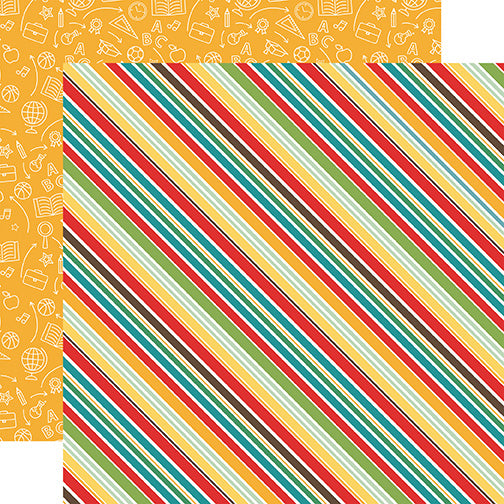 Back to School 13-Piece Collection Kit by Echo Park Paper-12 Papers, 1 Sticker