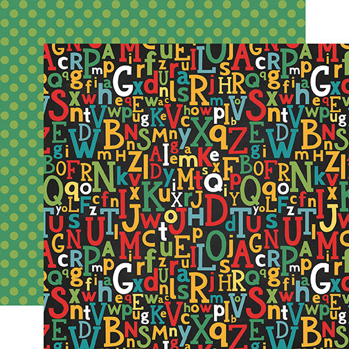 Back to School 13-Piece Collection Kit by Echo Park Paper-12 Papers, 1 Sticker