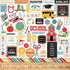 Back to School 13-Piece Collection Kit by Echo Park Paper-12 Papers, 1 Sticker