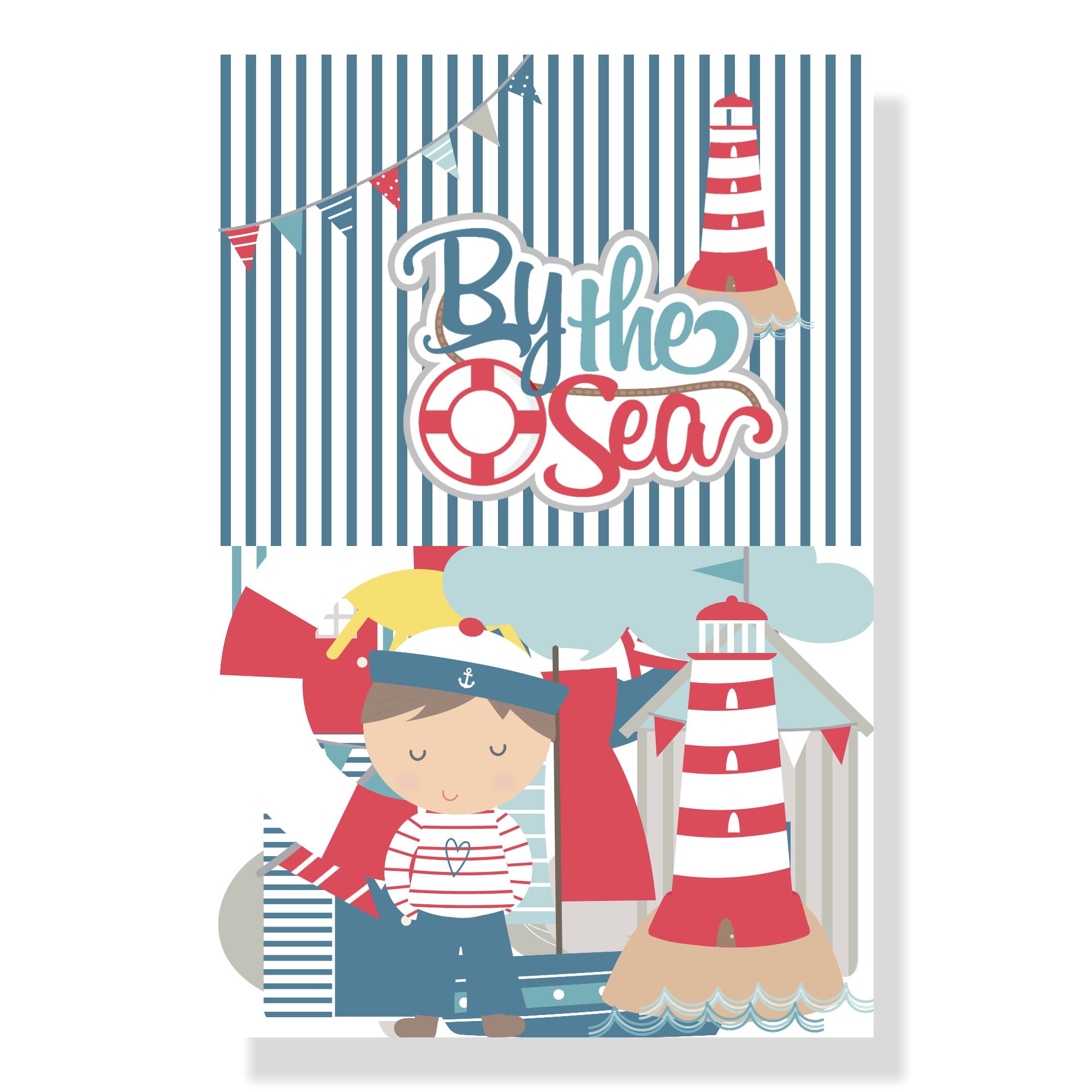 By The Sea Collection 12 x 12 Scrapbook Collection Kit by SSC Designs