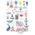 By The Sea Collection Laser Cut Scrapbooking Ephemera Embellishments by SSC Designs