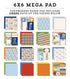 Born To Travel Collection 6x6 Cardmakers Mega Pad by Echo Park Paper - 48 Double-Sided Papers