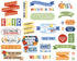 Born To Travel Collection Scrapbook Titles & Phrases Die Cut Pieces by Echo Park Paper