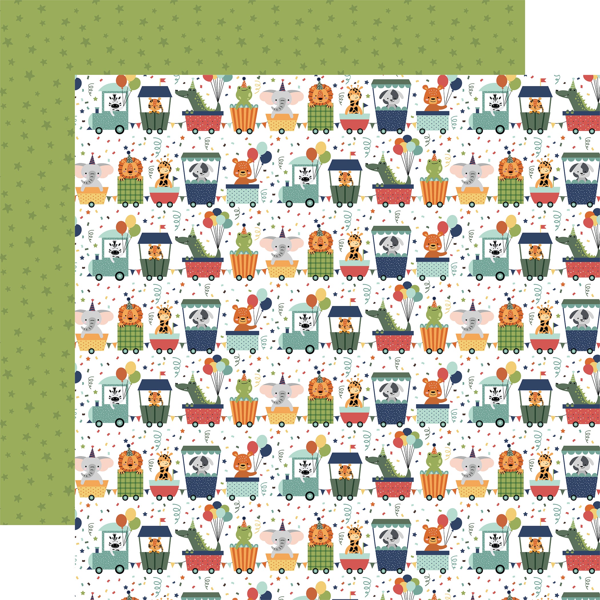 A Birthday Wish Boy Collection 13-Piece Collection Kit by Echo Park Paper-12 Papers, 1 Sticker