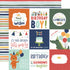 A Birthday Wish Boy Collection 13-Piece Collection Kit by Echo Park Paper-12 Papers, 1 Sticker