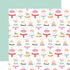 A Birthday Wish Collection Girl Birthday Cake 12 x 12 Double-Sided Scrapbook Paper by Echo Park Paper