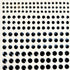 Basically Bling Collection Black 2, 3, 4, 5 mm Self-Adhesive Rhinestones by SSC Designs - Pkg. of 165