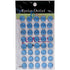 Our Brads Need Friends Collection Big Blue Chunky Self-Adhesive Scrapbook Bling by Eyelet Outlet - 40 Count