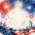 Celebrate America Collection Freedom Rings 12 x 12 Double-Sided Scrapbook Paper by SSC Designs