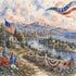 Celebrate America Collection America The Beautiful 12 x 12 Double-Sided Scrapbook Paper by SSC Designs