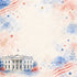 Celebrate America Collection Landmarks of Liberty 12 x 12 Double-Sided Scrapbook Paper by SSC Designs
