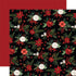 A Wonderful Christmas Collection Home Filled Floral 12 x 12 Double-Sided Scrapbook Paper by Carta Bella - Scrapbook Supply Companies