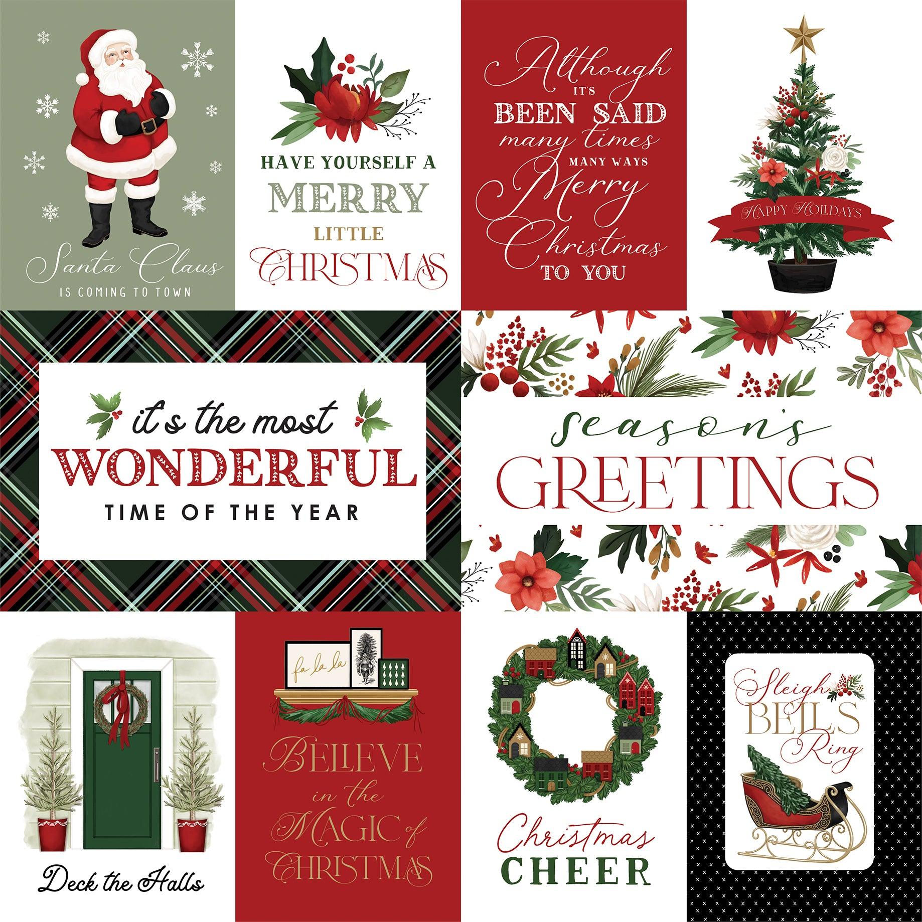 Carta Bella | A Wonderful Christmas Scrapbook Stickers