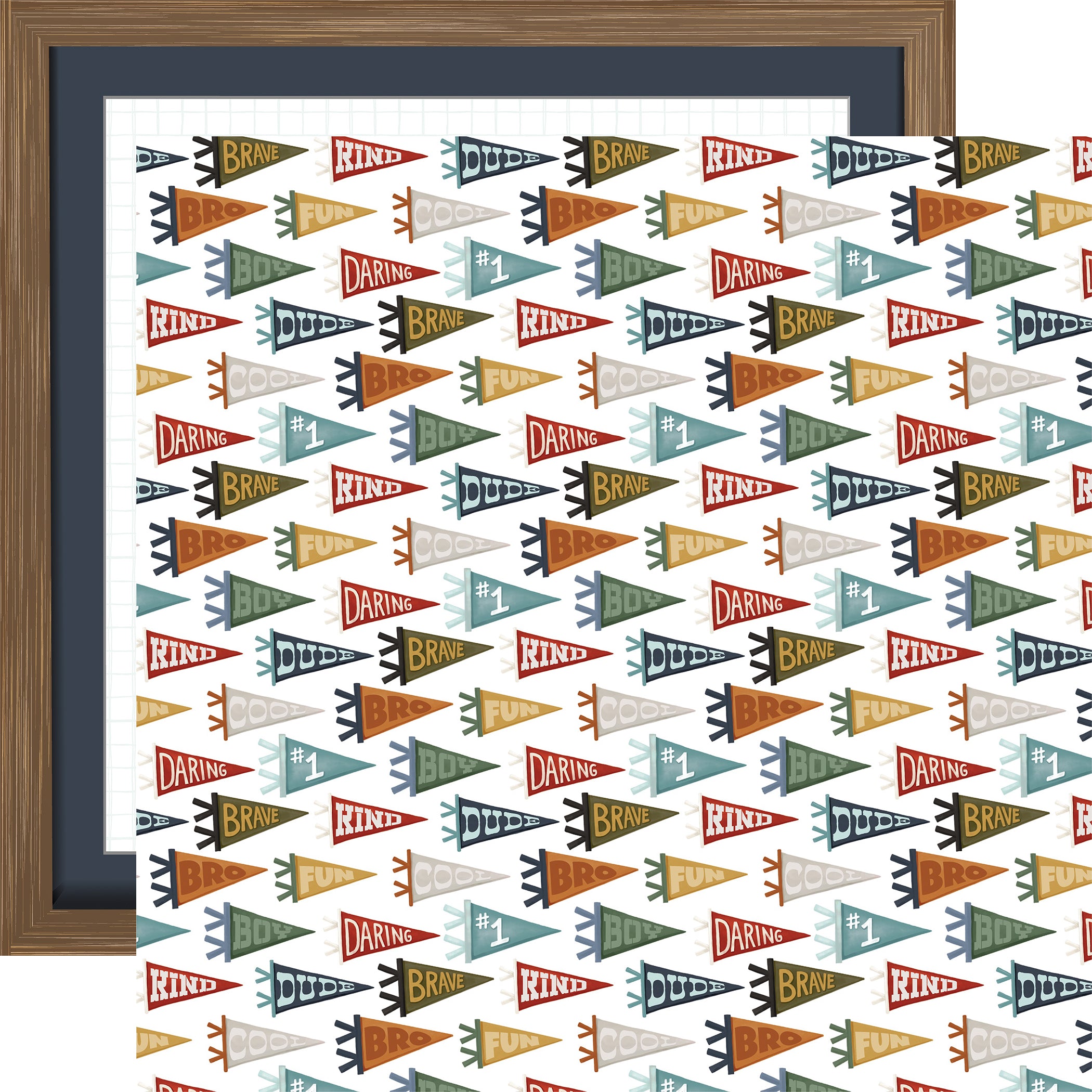 That's My Boy 12 x 12 Scrapbook Collection Kit by Carta Bella - 13 Pieces