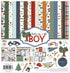 That's My Boy 12 x 12 Scrapbook Collection Kit by Carta Bella - 13 Pieces