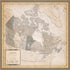 Cartography 1 & 2 Collection Canada Map 12 x 12 Double-Sided Scrapbook Paper by Carta Bella