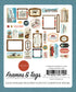 Cowboys Collection Scrapbook Frames & Tags by Echo Park Paper