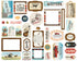 Cowboys Collection Scrapbook Frames & Tags by Echo Park Paper