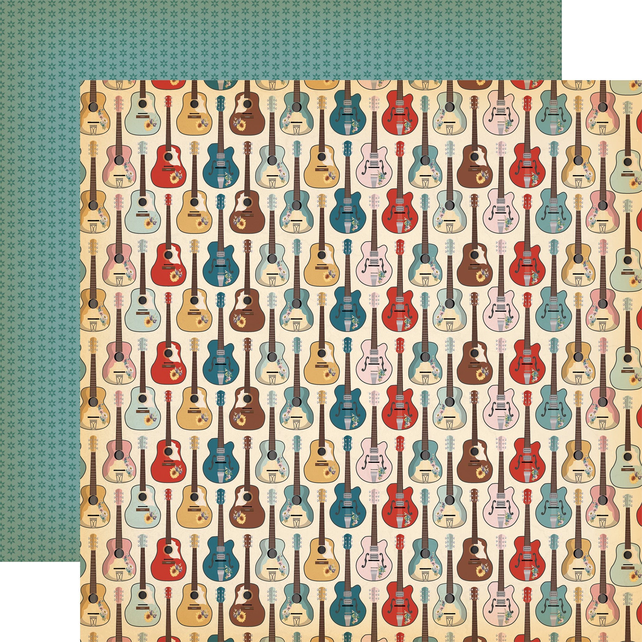 Cowgirl Collection 12 x 12 Scrapbook Collection Kit by Carta Bella - 13 Pieces
