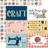 Craft & Create Scrapbook Paper & Sticker Collection Kit by Carta Bella - 13 Pieces
