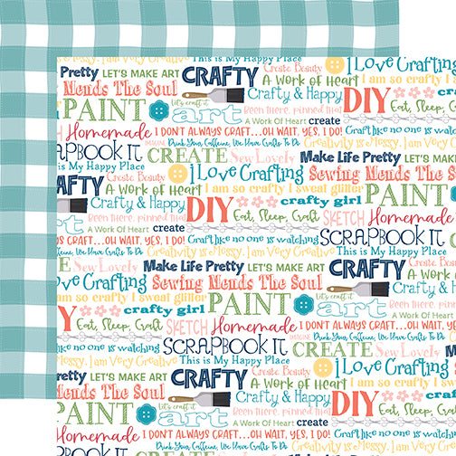 Craft & Create Scrapbook Paper & Sticker Collection Kit by Carta Bella - 13 Pieces