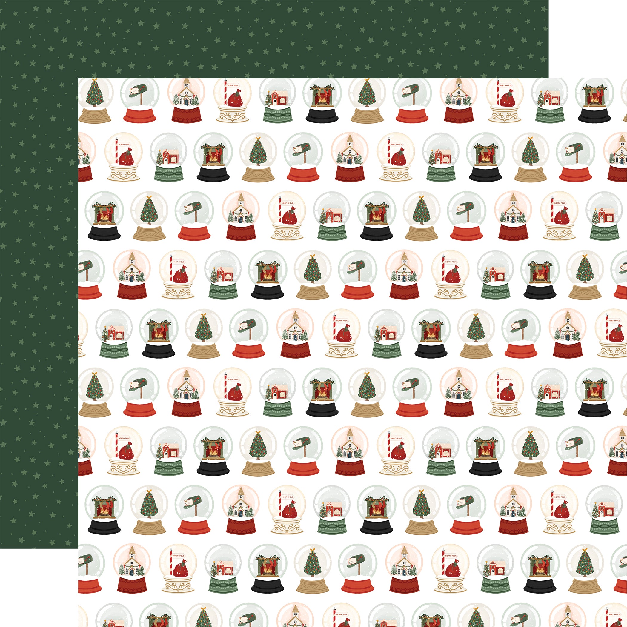 Christmas Village Collection 12 x 12 Double-Sided Scrapbook Collection Kit by Carta Bella - 13 Pieces