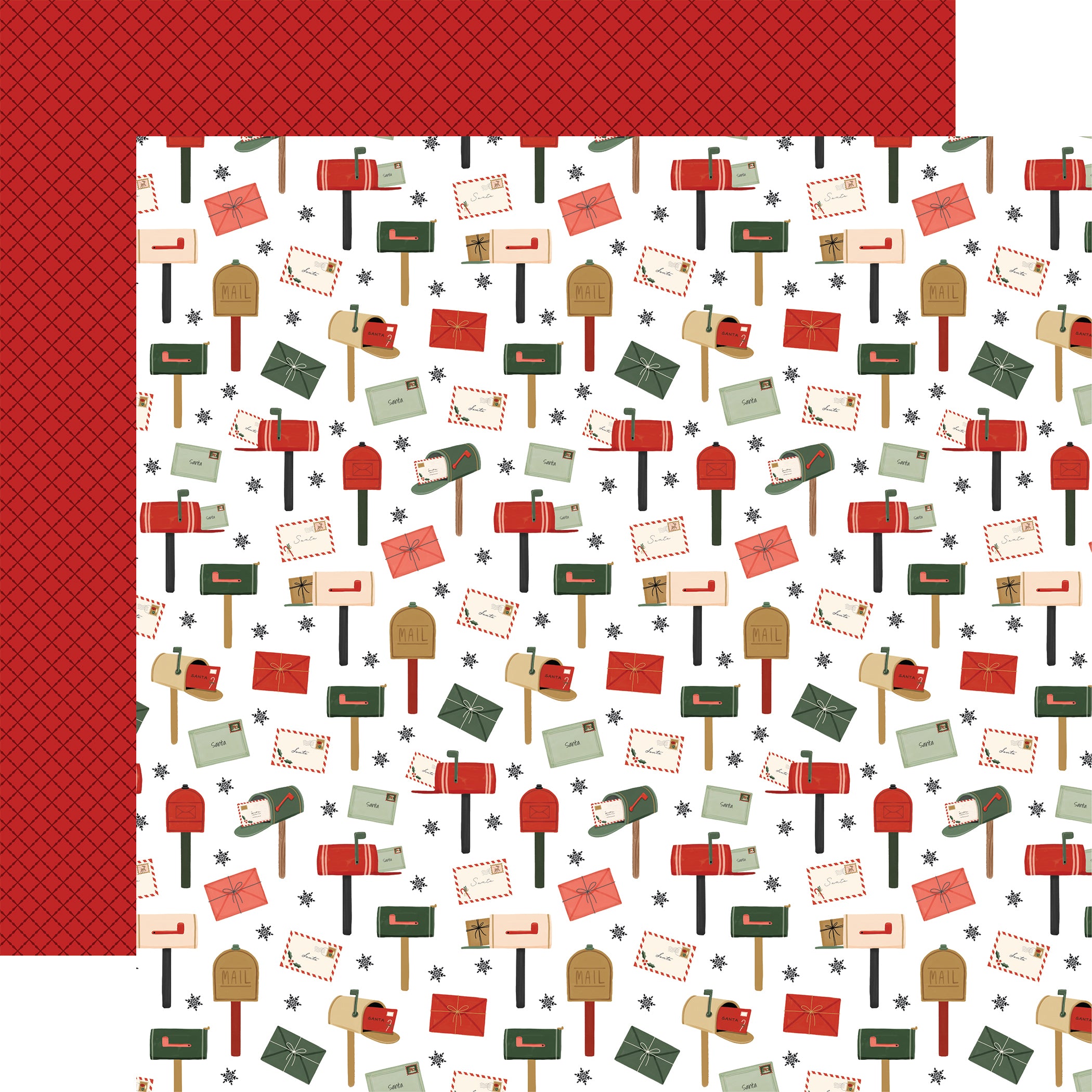 Christmas Village Collection 12 x 12 Double-Sided Scrapbook Collection Kit by Carta Bella - 13 Pieces