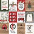 Farmhouse Christmas Collection 3 x 4 Journaling Cards Double-Sided Scrapbook Paper by Carta Bella