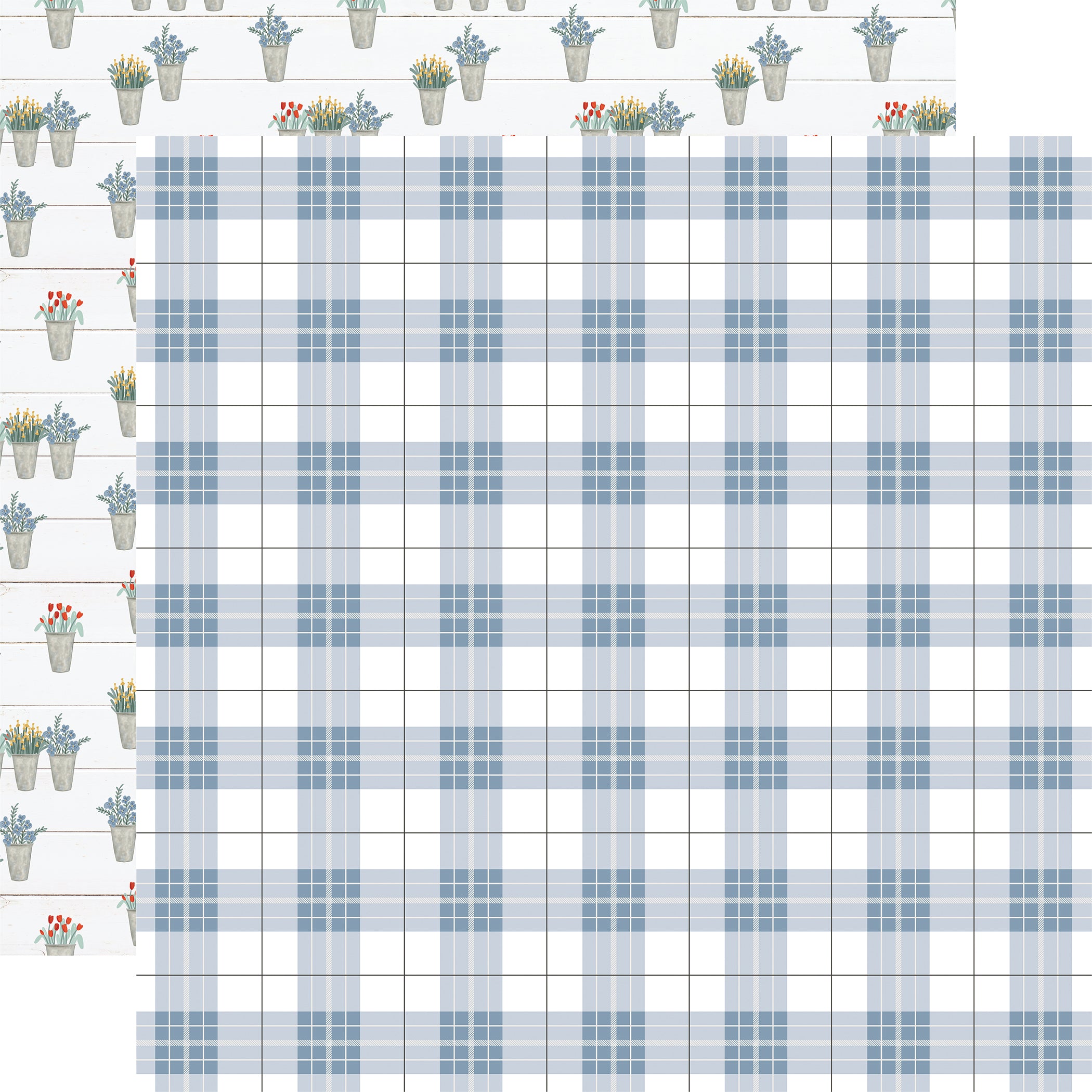 Farmhouse Summer Scrapbook Paper & Sticker Collection Kit by Carta Bella - 13 Pieces