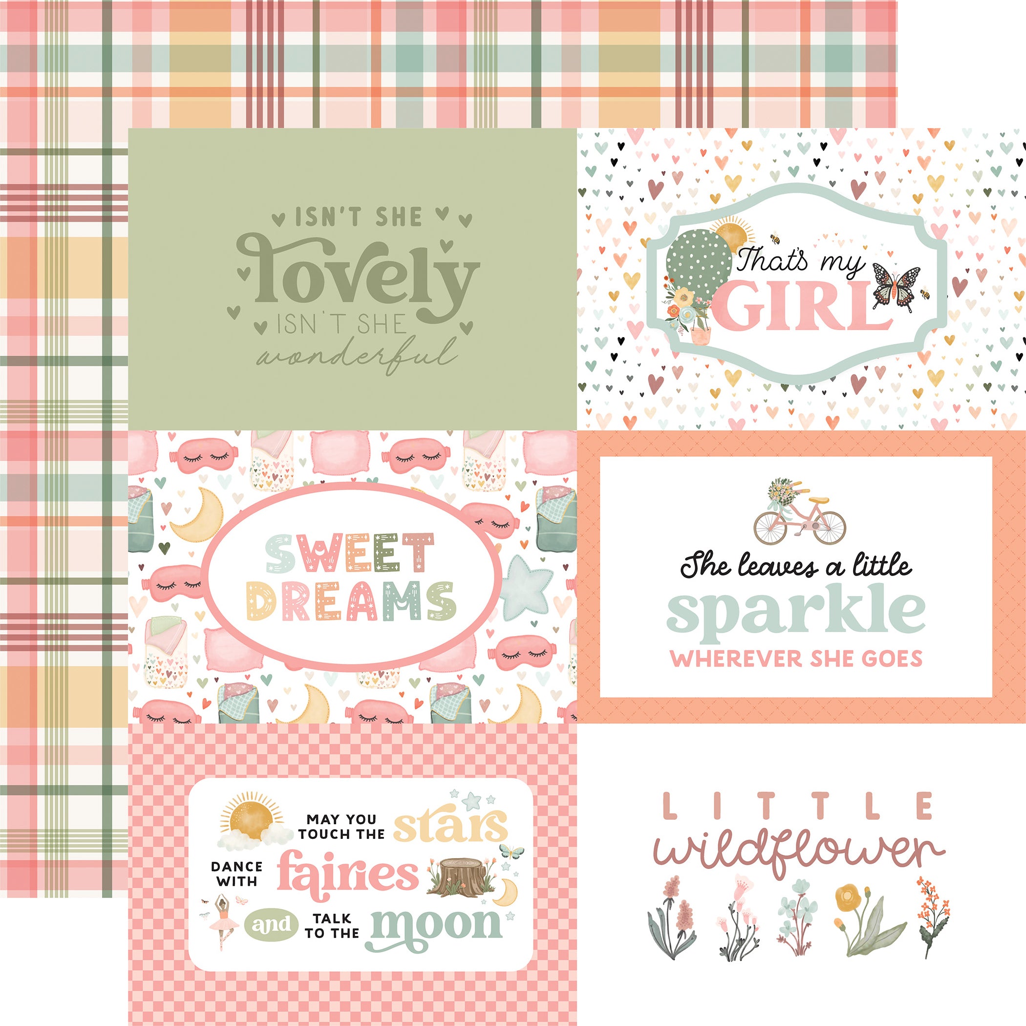 That's My Girl 12 x 12 Scrapbook Collection Kit by Carta Bella - 13 Pieces