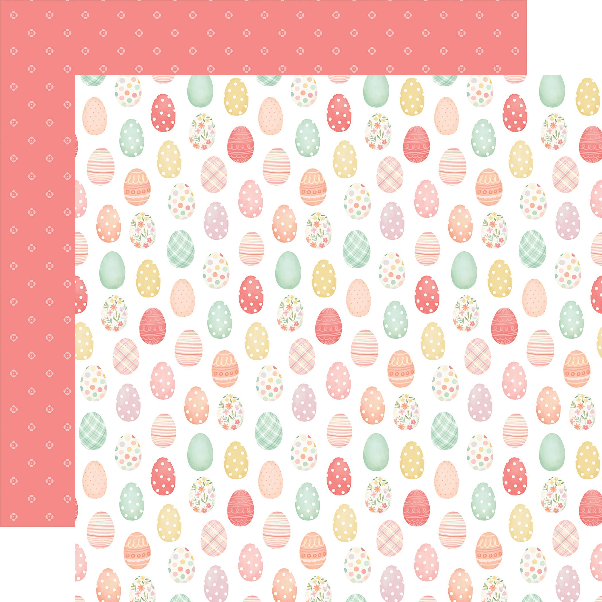Here Comes Easter Collection So Egg-Cited 12 x 12 Double-Sided Scrapbook Paper by Carta Bella