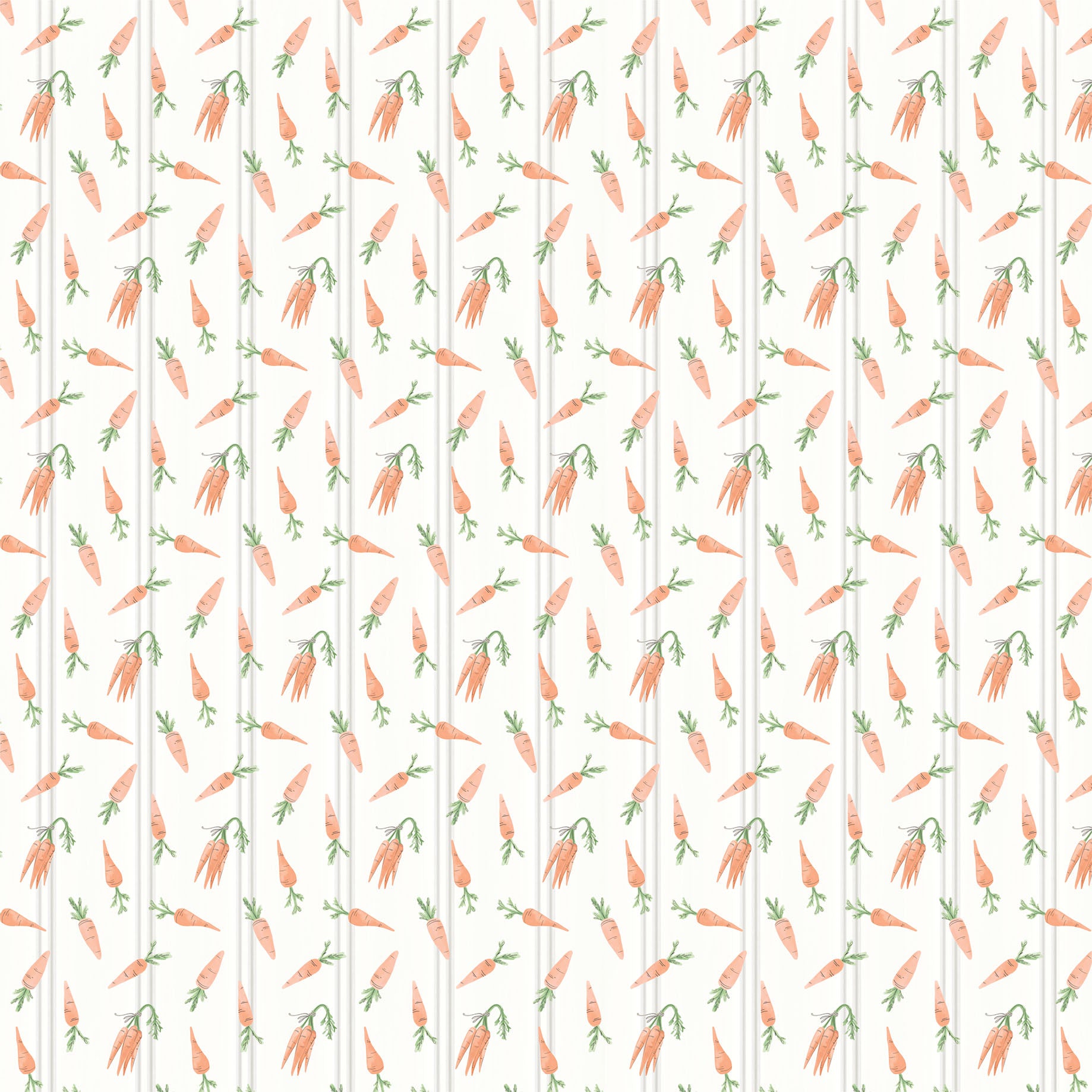 Here Comes Easter Collection Carrot Patch  12 x 12 Double-Sided Scrapbook Paper by Carta Bella