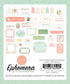 Here Comes Easter Collection 5 x 5 Scrapbook Ephemera by Carta Bella