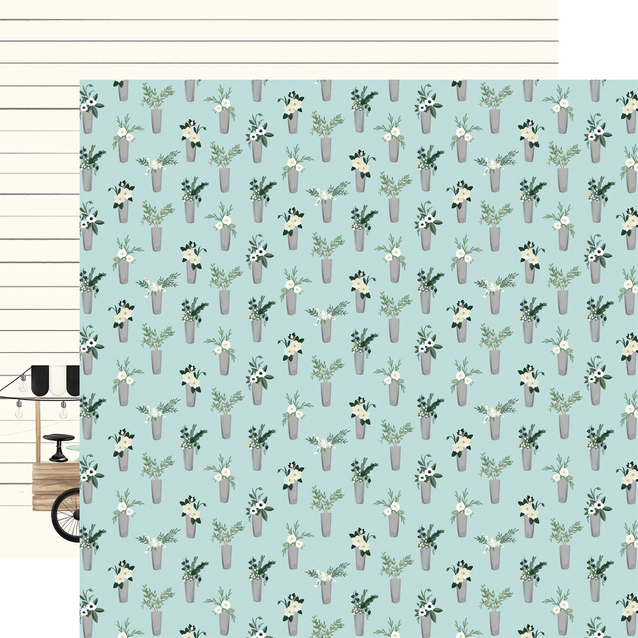 Home Again Scrapbook Paper & Sticker Collection Kit by Carta Bella - 13 Pieces